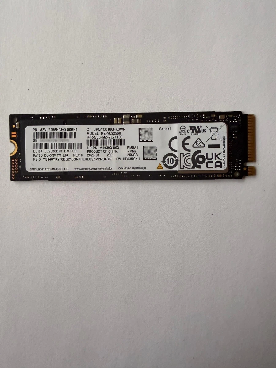 Samsung M.2 Interface 256 GB Solid State Drives for sale | eBay