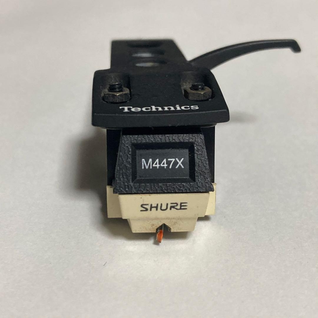 音出し確認済　Technics ヘッドシェル　カートリッジM447X SHURE 音出し確認済 Technics ヘッドシェル カートリッジM447X SHURE 音出し