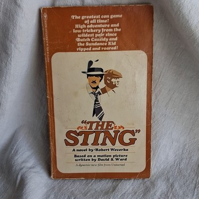 Robert Weverka The Sting PB 1974 Inscribed Film/TV Adaptation Bantam Vintage