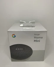 Google Home Mini Smart Speaker with Google Assistant - Charcoal (GA00216-US) NEW