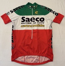 VTG Large Team Saeco Cannondale CIPOLLINI Italian Champ Cycling Jersey Tour USA
