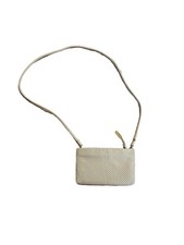 Whiting Davis Vintage Metal Mesh Crossbody Bag Removable Strap