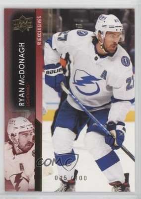 2021-22 Upper Deck Series 2 UD Exclusives 15/100 Ryan McDonagh #414 vm9