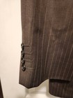 pronto uomo men's brown 100%wool 2 PC suit  size: 40R  pants: 34/31 — photo 3