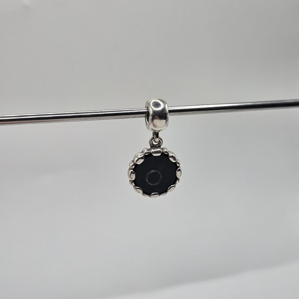 Genuine Pandora Charm Cameo Butterfly Dangle Agate ALE 925 #790865CAM - Image 4 of 4