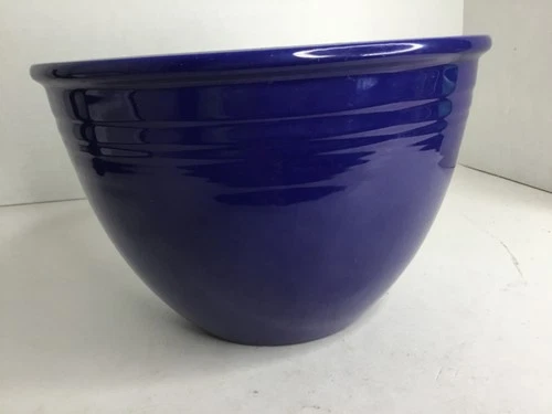 Vintage Fiestaware Cobalt Blue #5 Nested Mixing Bowl