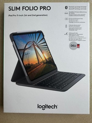 Logitech SLIM FOLIO PRO für iPad Pro 11 Zoll (1st and 2nd generation)