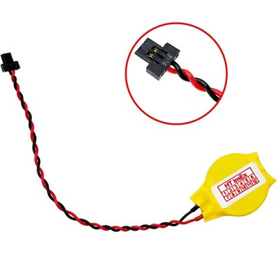 RTC BIOS CMOS Batterie CR2032 3V mit Kabel 2-polig für Minisforum GK41 Mini-PC