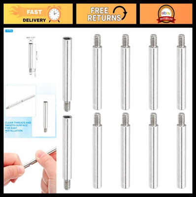 10 Pcs M6x50 Stainless Steel Standoff Screws, Metric Thread Adapters for PCB & D