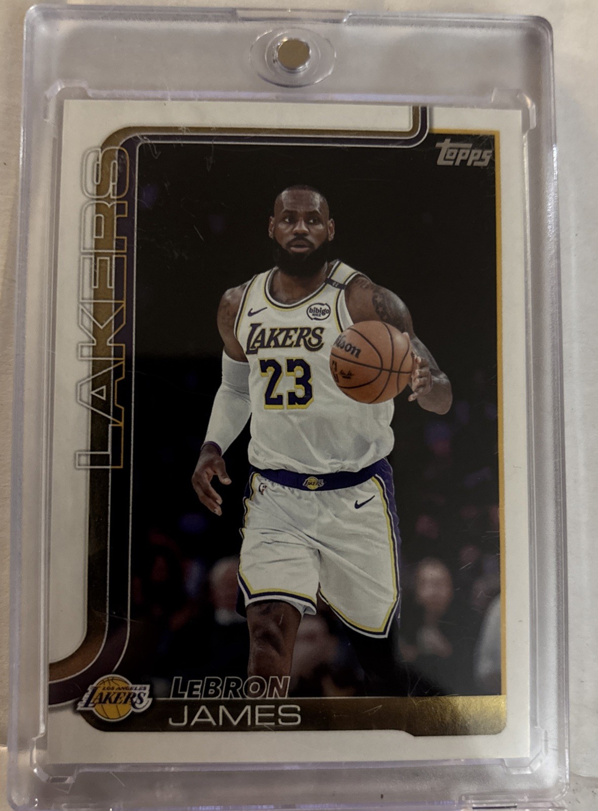 2025-26 Topps - LeBron James #150 Pink Holo Foil
