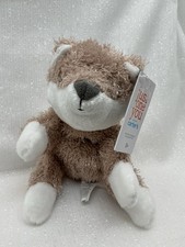 2022 Carters Just One You Tan Brown White Fox Plush Baby Toy Stuffed Lovey Tags
