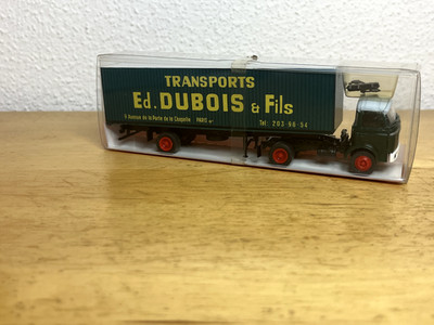 Roskopf 1/87 Nr. 734 Berliet Sattelzug Koffer Ed. Dubois Et. Fils OVP