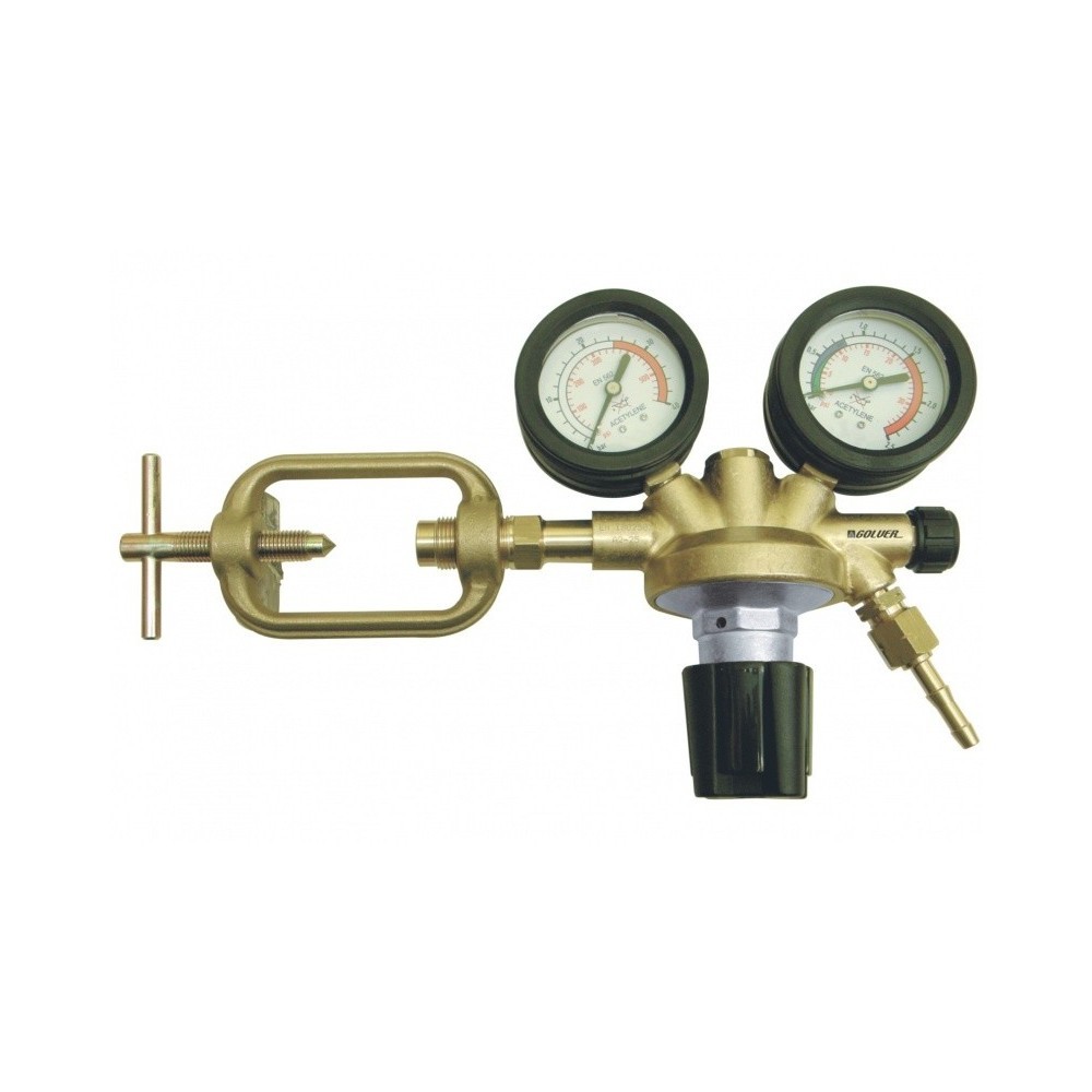 Riduttore Acetilene Professionale 20/1.5 Bar - Alta Portata Gas Compressi