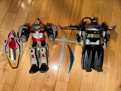 Power Rangers Time Force Timeranger DX Timerobo Megazord And Shadow Lot Of 2
