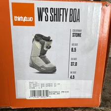 Thirty Two W's Shifty Boa, Size 6.5, Stone, NEW