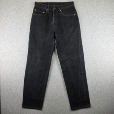 Vintage 1998 Levis 550 Jeans Mens 32x32 Black Made USA Relaxed Tapered 90s