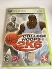 College Hoops 2K6 (Microsoft Xbox 360, 2006) Complete CIB Tested