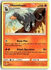 Houndoom Moderately Played 46/214 Lost Thunder Pokemon on eBay