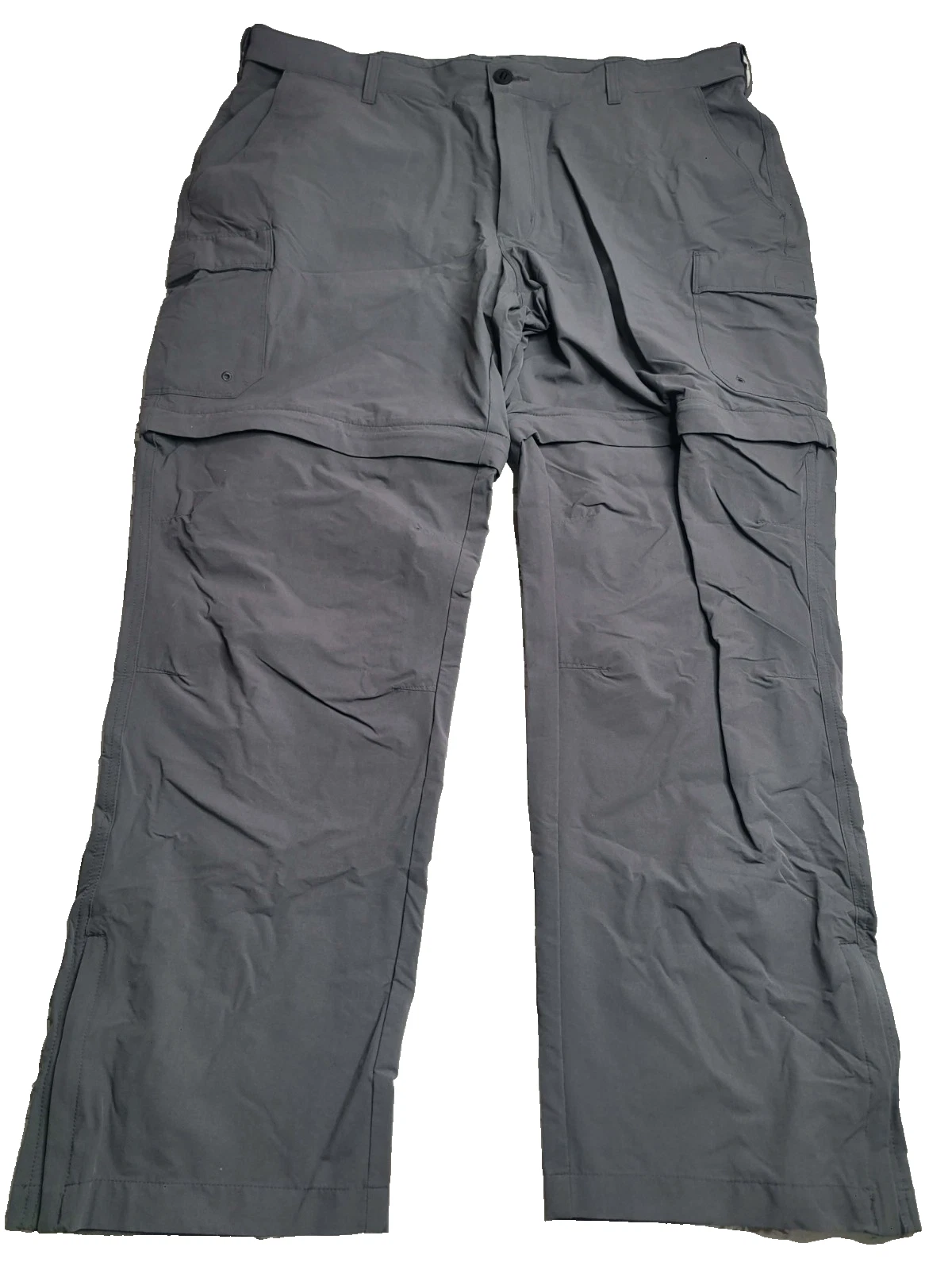 World Wide Sportsman Gray Convertible Fishing Pants Men's 42x32