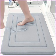 Thickened Flannel Absorbent Floor Mat Anti-Slip Entrance Bathroom Door Toilet