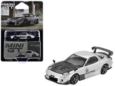Mini GT MGT01106 1/64 Mazda RX-7 RE-Amemiya Silver Metallic with Matt