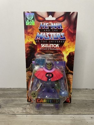 MOTU Cartoon Collection Skeletor Disappearing Act Figure NEW Sealed Mattel