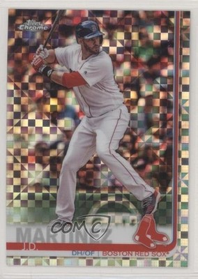 2019 Topps Chrome Mega Box X-Fractor JD Martinez #133 5sb