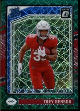 2024 DONRUSS OPTIC GREEN VELOCITY #293 TREY BENSON RC ROOKIE ARIZONA CARDINALS F