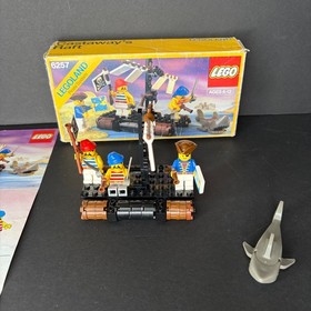 Vintage LEGO Pirates Set 6257 Castaway's Raft 100% Complete w/ Manual & Box 1989