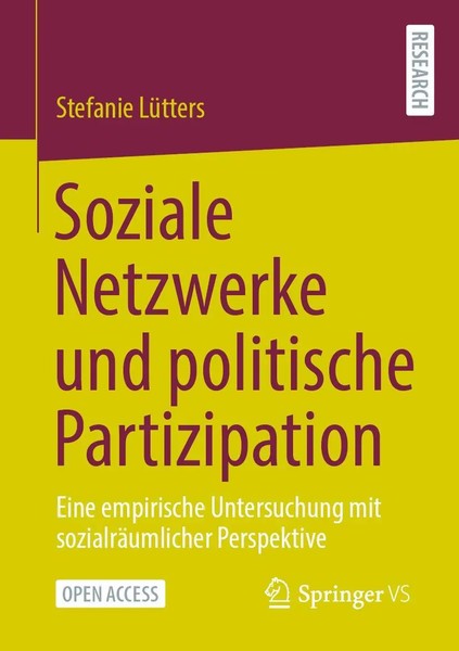 Stefanie LüTters | Soziale Netzwerke Und Politische Partizipation | Taschenbuch-image