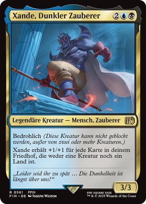 MTG Magic the Gathering Final Xande Dunkler Zauberer 561 rare