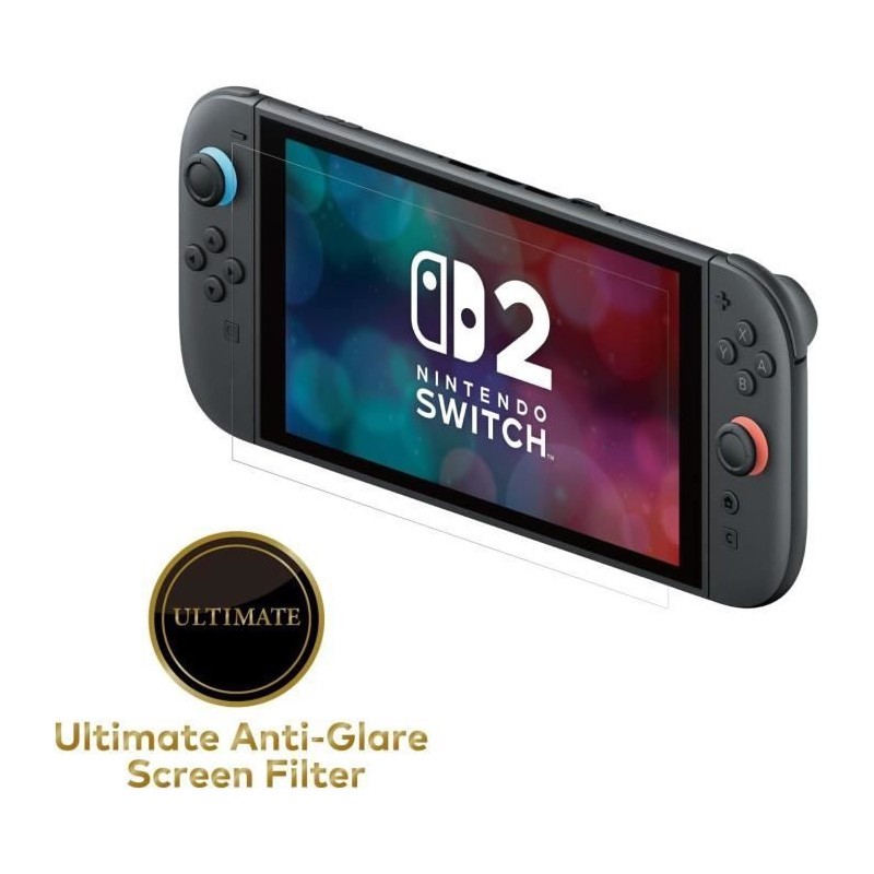 Film Nintendo Switch 2 verre trempé HORI protection écran anti-rayure et reflet