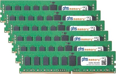 PHS-memory 48GB 6x8GB DDR4 RDIMM ECC 2933MHz Server RAM und für Mac Pro 7,1