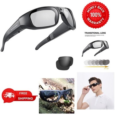 Versatile OhO Smart Sunglasses: 1080P Recording & Waterproof for All Sports