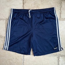 Adidas Blue Tag Shimmer Dazzle Navy Hoop Mesh Shorts Mens LG