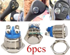 6PCS Excavator Parts Wood Grabber Three-Button Joystick Handle Key Switch Button