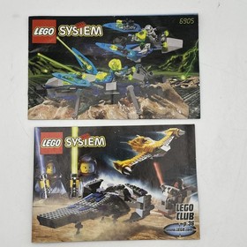 Lego Vintage Space Insectoids Bi-Wing Blaster 6905 100% Complete W/ Box & Manual