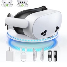 Charging Dock for Meta Quest 2 VR Headset  Controllers, Magnetic, USB-C, RGB
