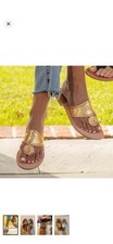 Jack Rogers Gold Women's Sandals