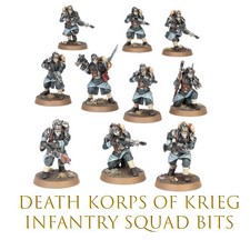Warhammer 40k Death Korps ofkrieg Infantry Squad Bits, Bit, Astra Militarum