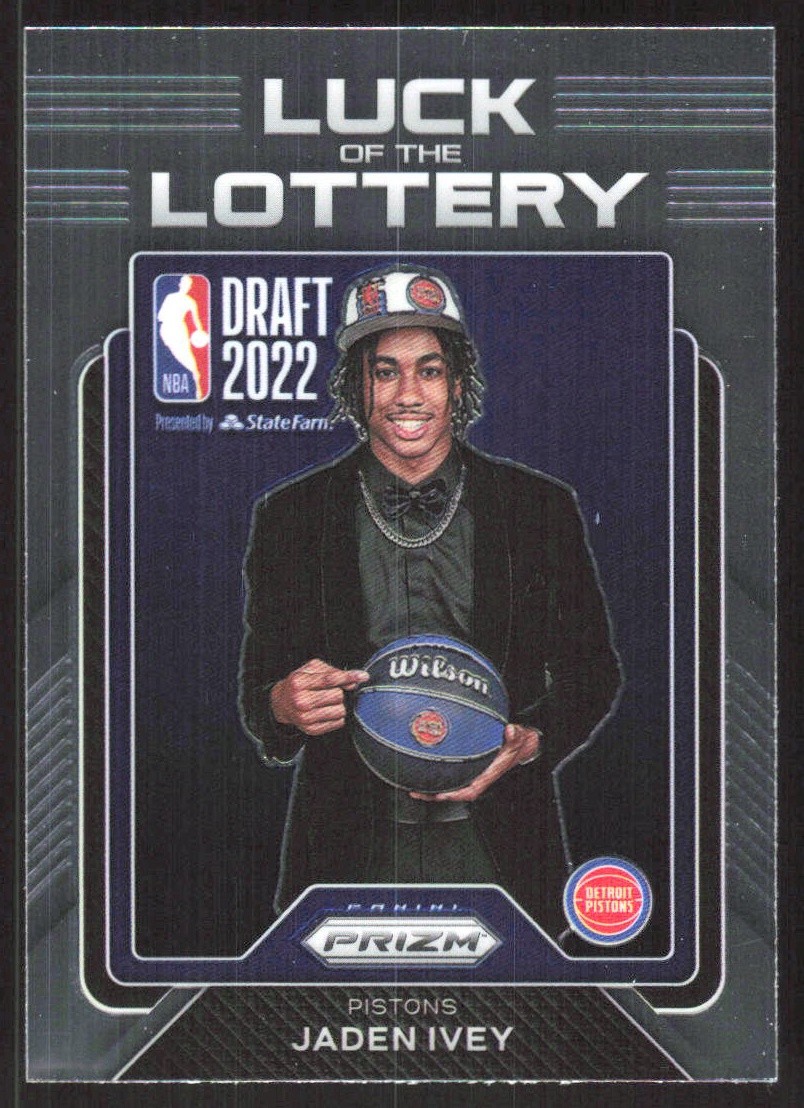 5966G 2022-23 Panini Prizm #5 Jaden Ivey Luck of the Lottery