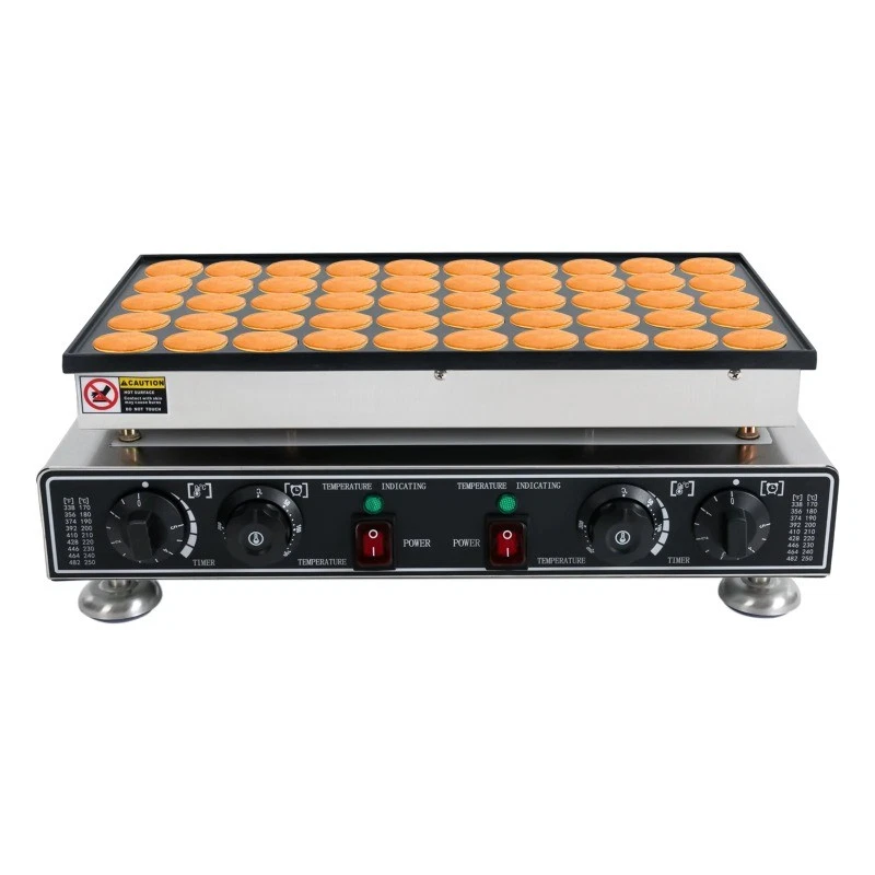 50 Loch Muffineisen Dorayaki Maschine Waffeleisen Rund Pfannkuchenmaschine 220V - Bild 4 von 4