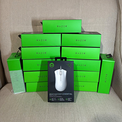 14 Razer DeathAdder Essential Wired Optical Gaming Mouse 6400 DPI 5-Button White