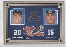 2005 Donruss Diamond Kings Team Timeline Mark Mulder Tim Hudson #TT-3 0b9