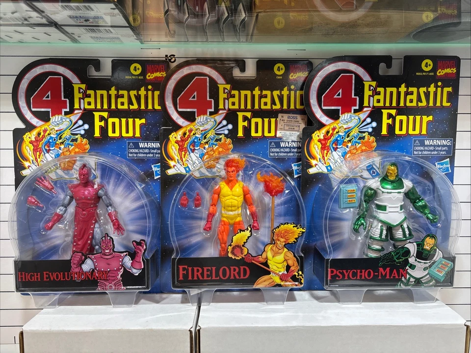 Marvel Legends Fantastic Four Retro Series Set/lote de 7 Hasbro NUEVO EN CAJA Foto 2 de 4