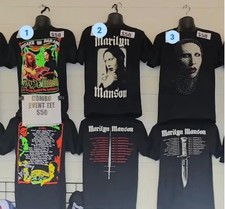New Marilyn Manson Zombie Halloween Graphic T...