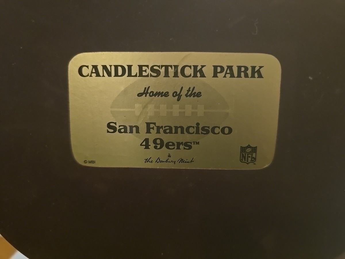 Danbury Mint NFL SF ４９ｅｒｓ キャンドルスティック パーク The Danbury Mint-CandleStick Park Home Of The San Francisco