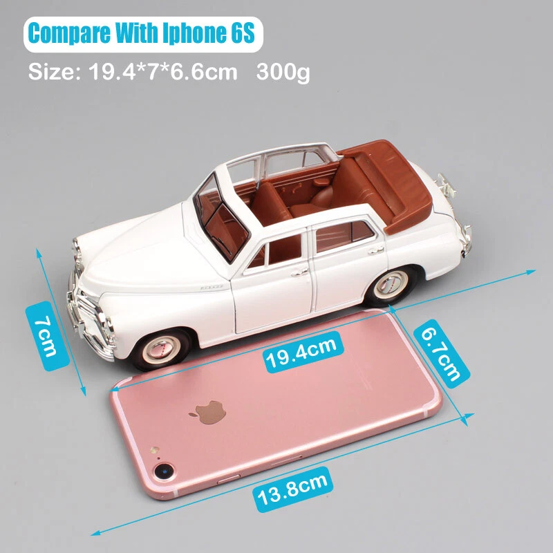 1/24 Soviet USSR Gorky Gaz-M20 Pobeda Gaz M20 diecast model Convertible car toy - Image 4 of 4