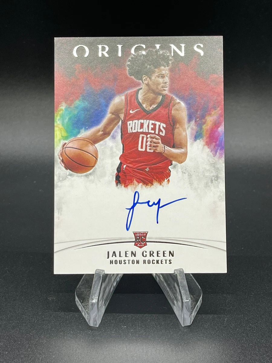 2021-22 Panini Origins Jalen Green RC Rookie AUTO Houston Rockets # RA-GRE