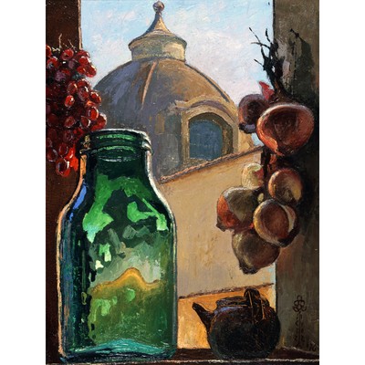 Sicurezza Saint Teresas Kuppel aus Studio Gemälde großer Wandkunstdruck 18 x 24 Zoll